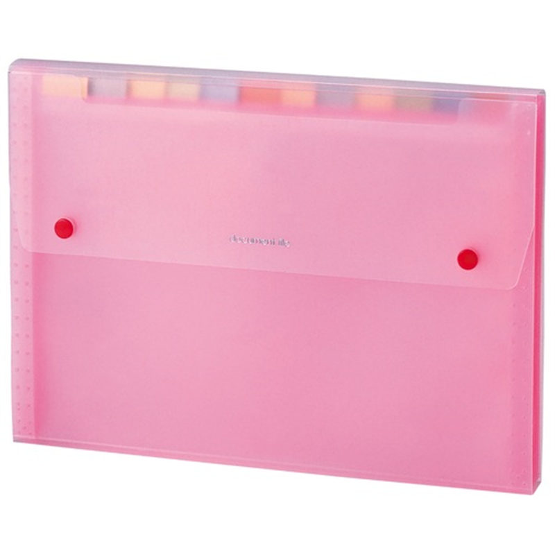 セキセイ ドキュメントファイル SSS-1212 A4S 桃  1個（ご注文単位1個）【直送品】