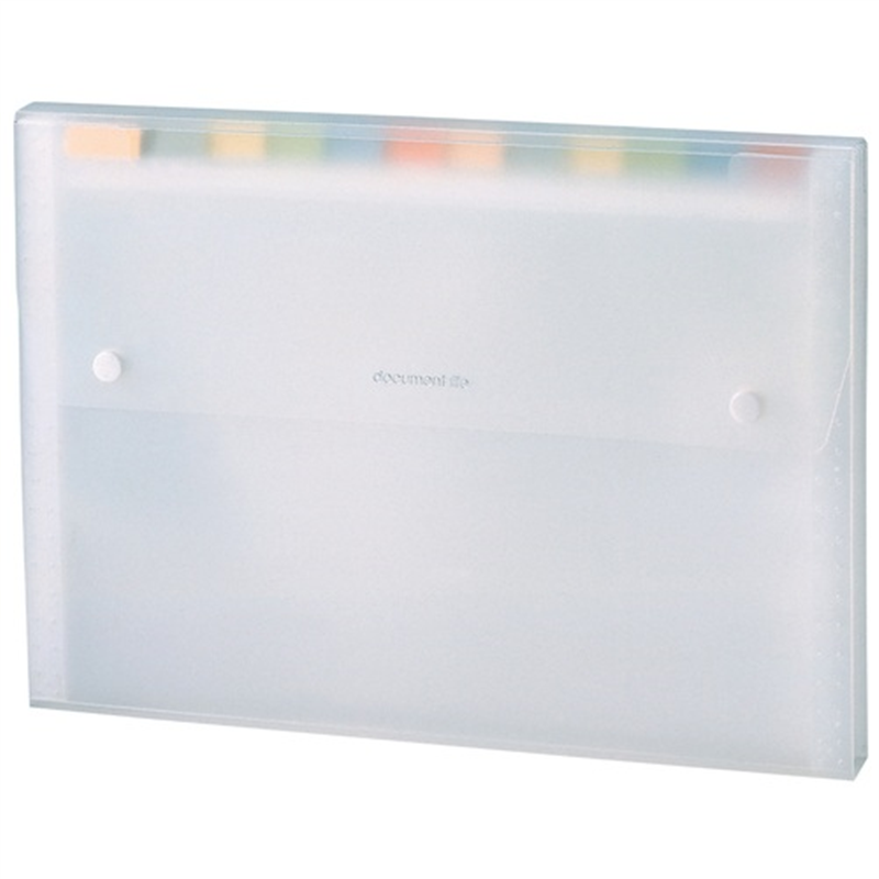 セキセイ ドキュメントファイル SSS-1212 A4S 白 1個(ご注文単位1個)【直送品】