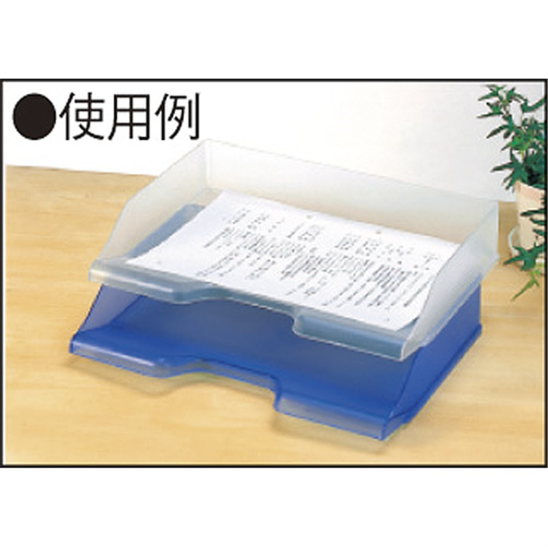 セキセイ デスクトレー SSS-1340 A4 透明 1個(ご注文単位1個)【直送品】