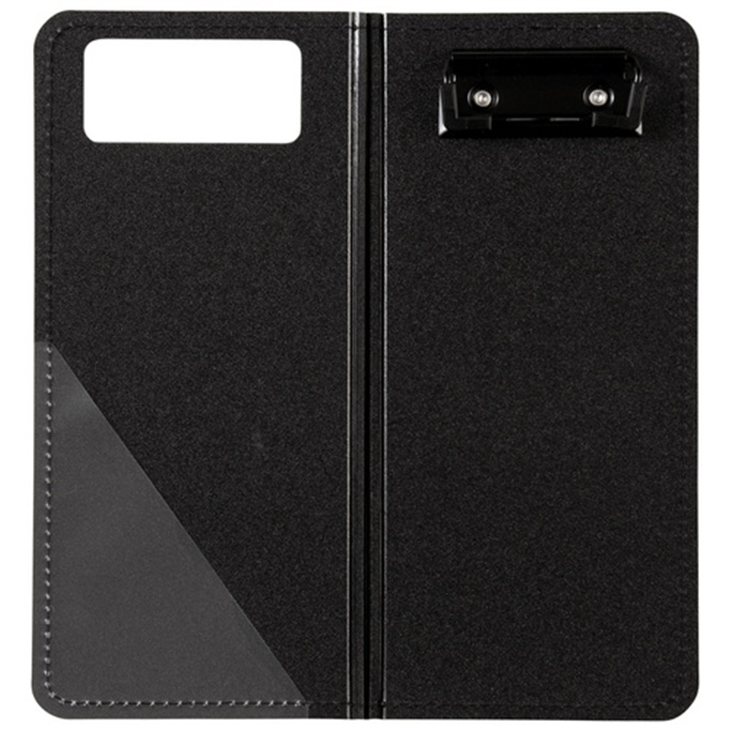 セキセイ クリップファイル FB-3614 伝票サイズ 黒 1個(ご注文単位1個)【直送品】