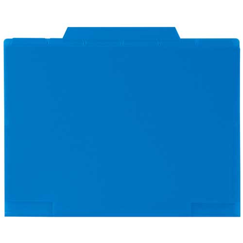 セキセイ 6インデックスフォルダA4 ACT90614コバルト 1個(ご注文単位1個)【直送品】