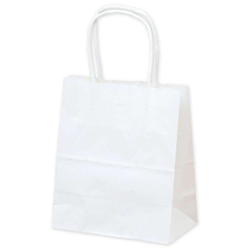 ササガワ 手提げバック 白無地 特小 50-5913 25枚入 1個(ご注文単位1個)【直送品】