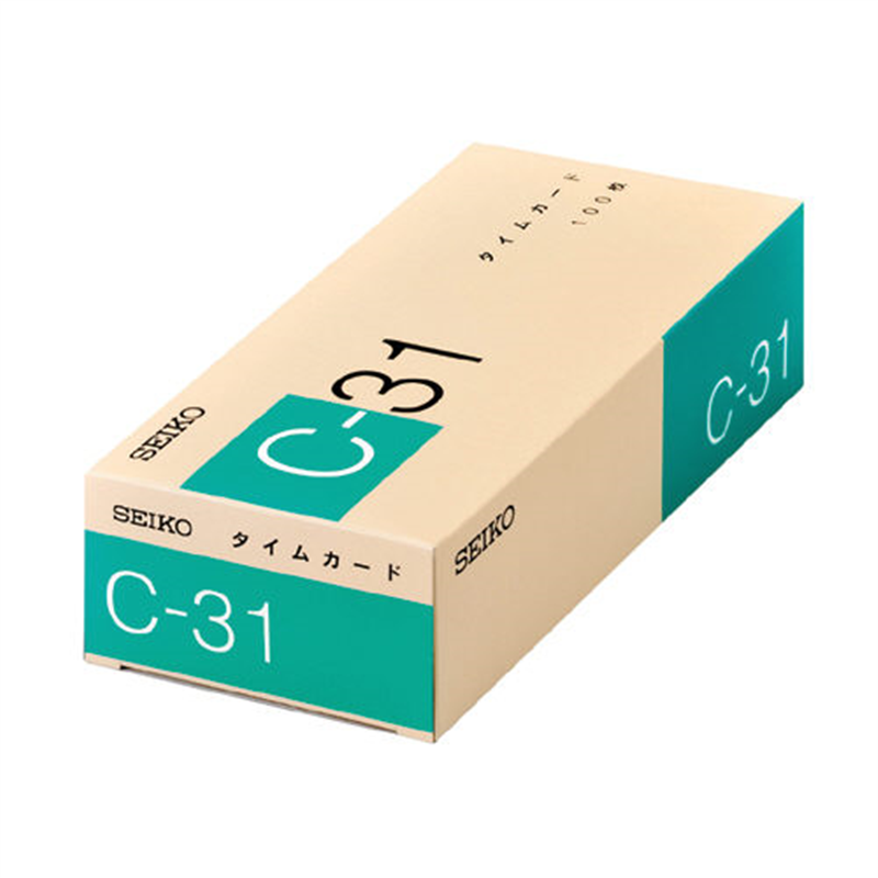 セイコー タイムカード C-31 100枚 1個(ご注文単位1個)【直送品】