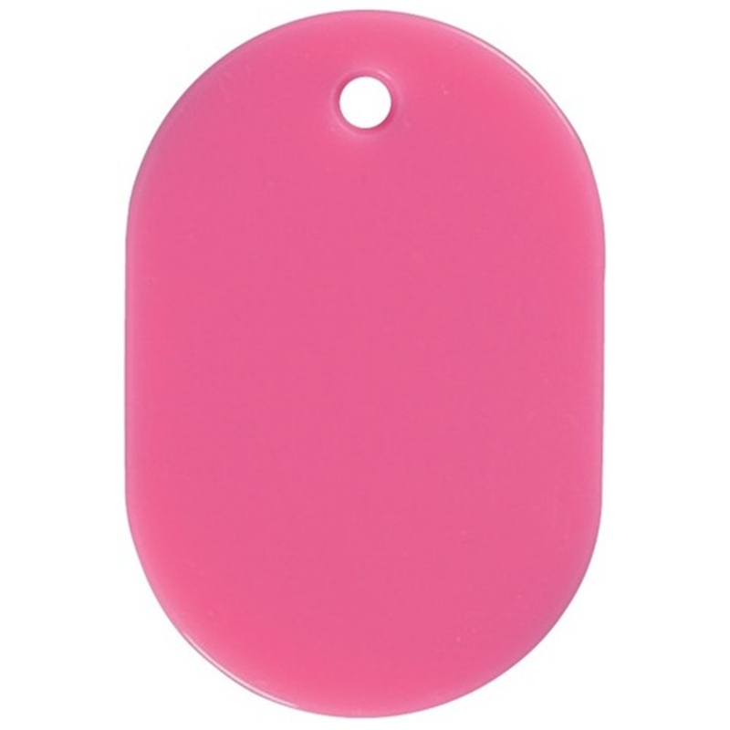 西敬 番号札 BN-S 小 無地 桃 100枚  1個（ご注文単位1個）【直送品】