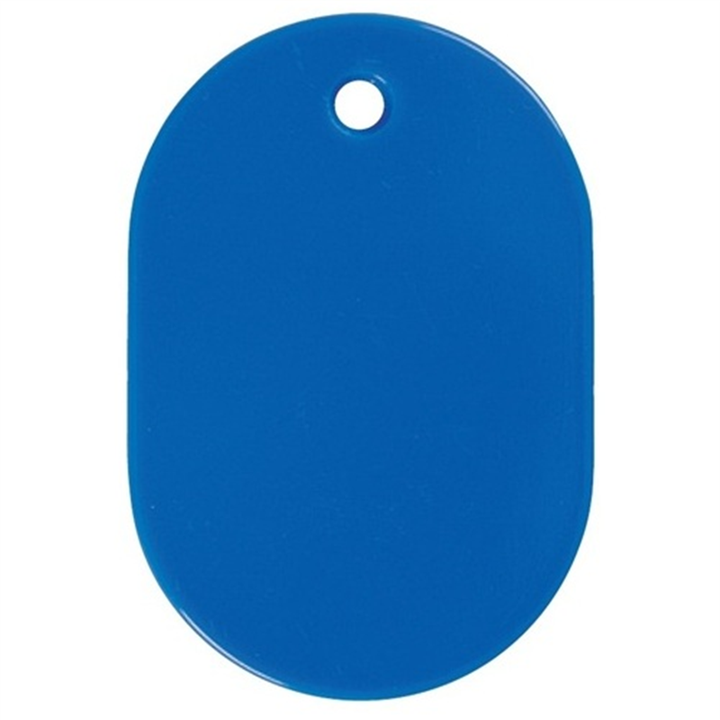 西敬 番号札 BN-S 小 無地 青 100枚  1個（ご注文単位1個）【直送品】