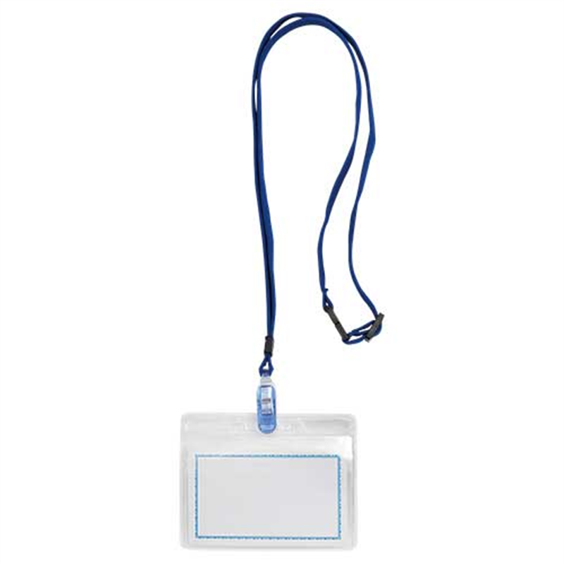 西敬 マイティループ 名札L MLC-131B 青 10本  1個（ご注文単位1個）【直送品】