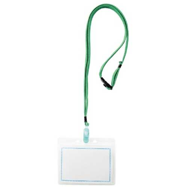 西敬 マイティループ 名札L MLC-131G 緑 10本  1個（ご注文単位1個）【直送品】