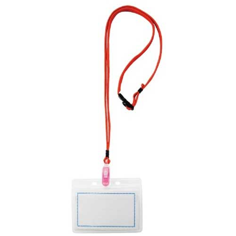 西敬 マイティループ 名札S MLC-132R 赤 10本  1個（ご注文単位1個）【直送品】