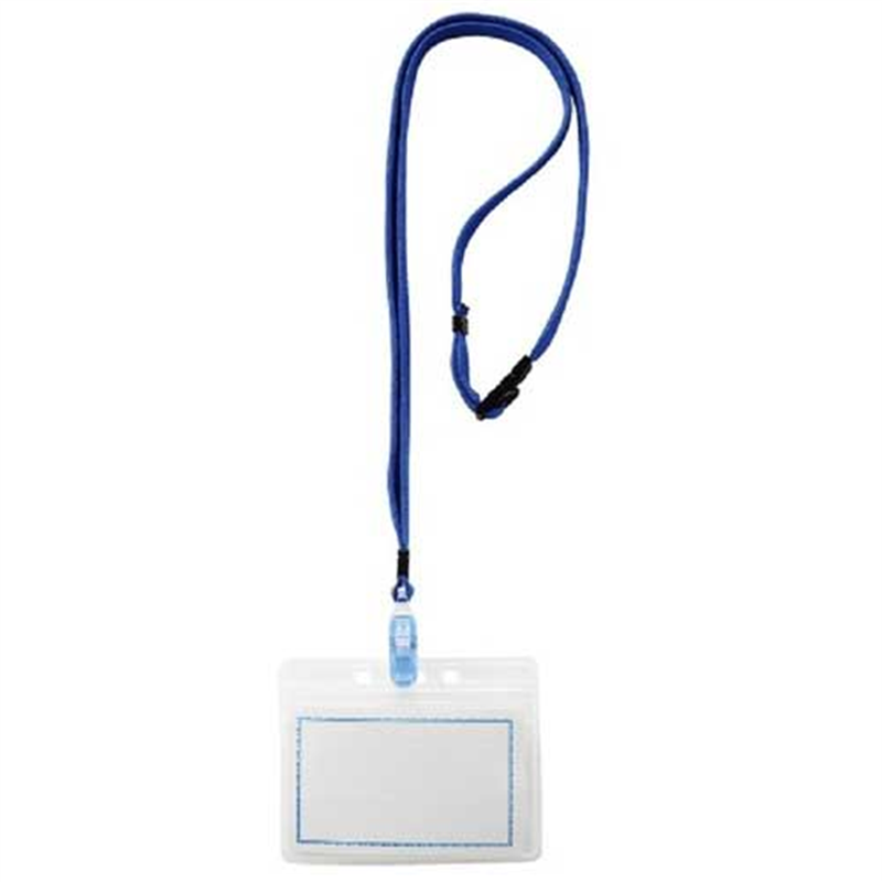 西敬 マイティループ 名札S MLC-132B 青 10本  1個（ご注文単位1個）【直送品】