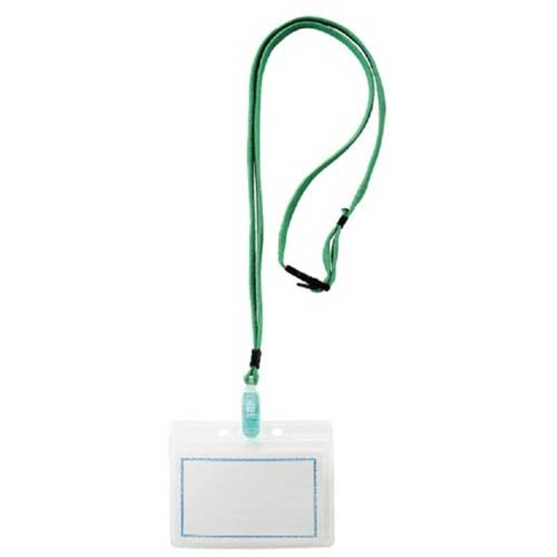 西敬 マイティループ 名札S MLC-132G 緑 10本  1個（ご注文単位1個）【直送品】