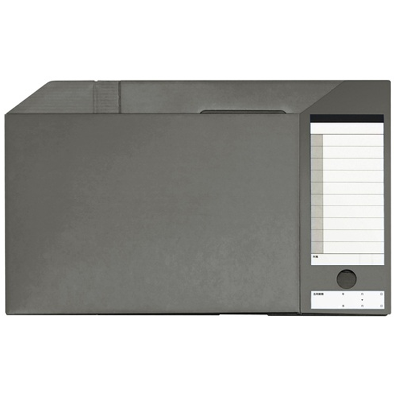 プラス ダンボックス BF10-A4-100 A4E 濃灰 1個(ご注文単位1個)【直送品】