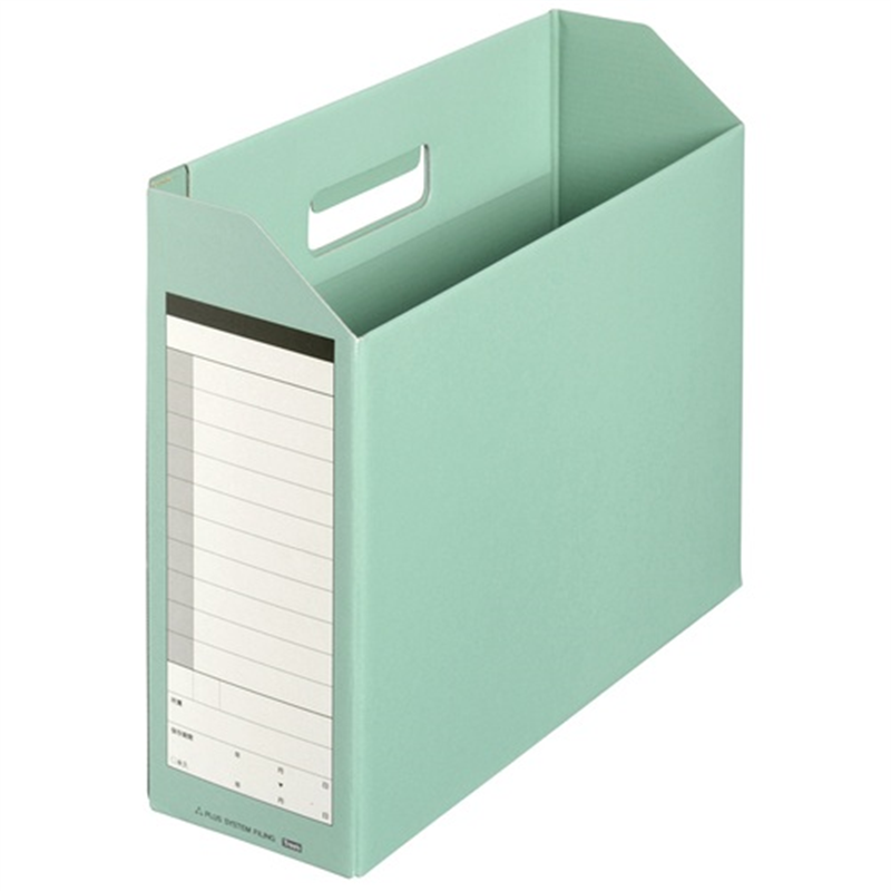 プラス ダンボックス BF10-A4-100 A4E グリーン  1個（ご注文単位1個）【直送品】
