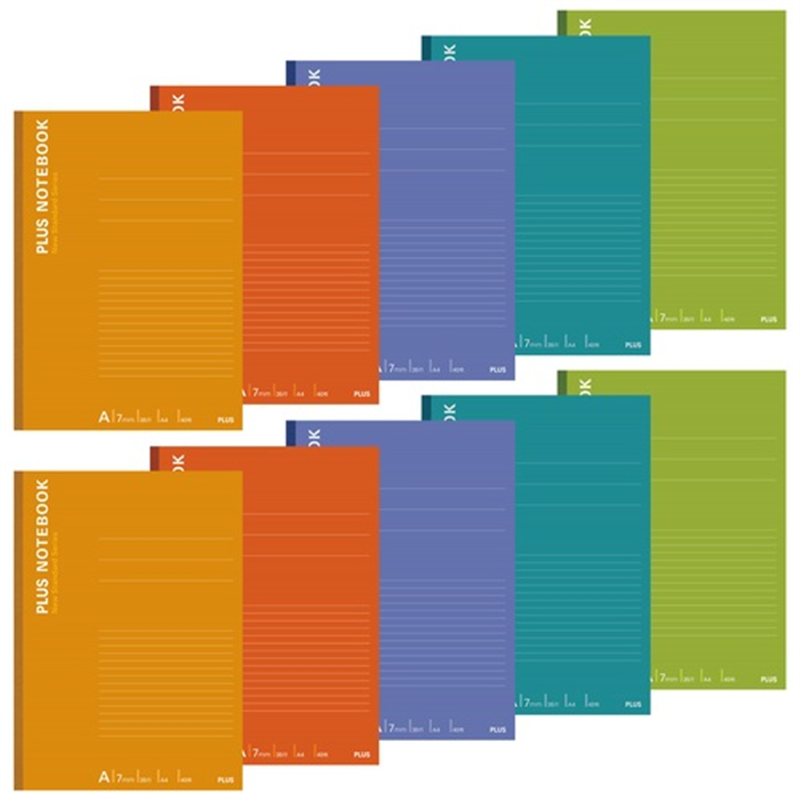 プラス ノートブック NO-204AS-10CP A4 A罫 10冊  1個（ご注文単位1個）【直送品】