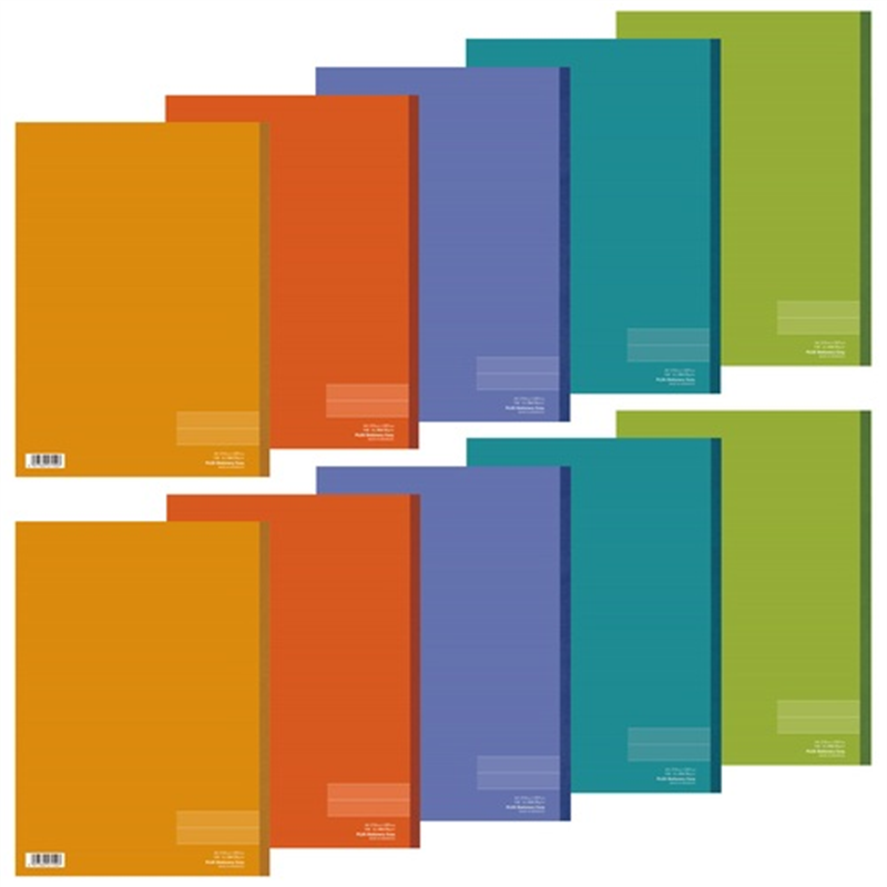 プラス ノートブック NO-204AS-10CP A4 A罫 10冊 1個(ご注文単位1個)【直送品】