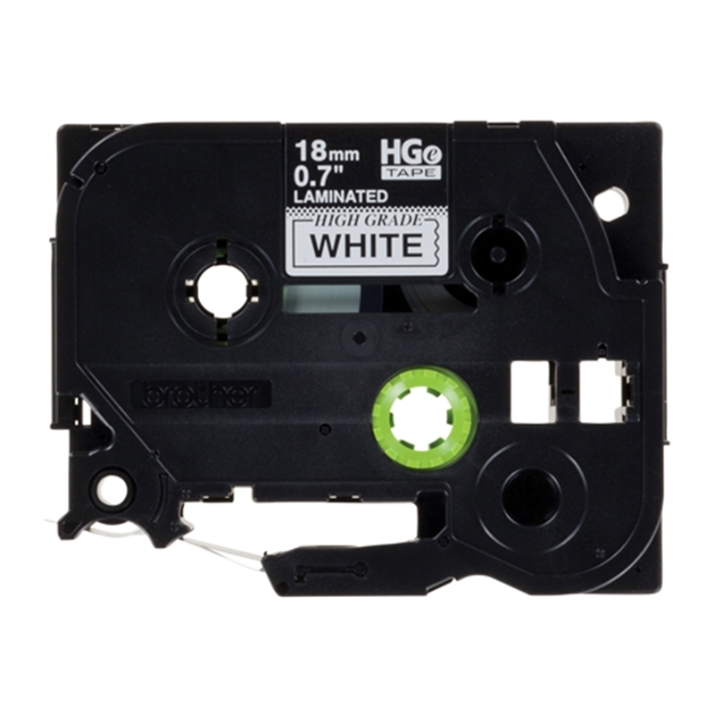 ブラザー ハイグレードテープHGe-241V白に黒18mm 5個/箱(ご注文単位1箱)【直送品】