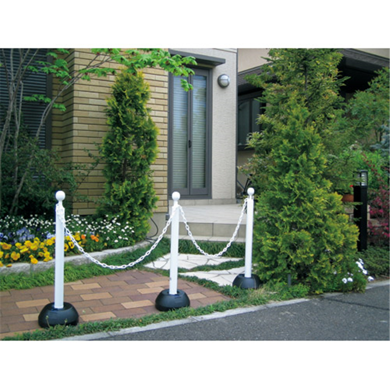 ミツギロン チェーンスタンド3本組ホワイト SF-03-W  1個（ご注文単位1個）【直送品】