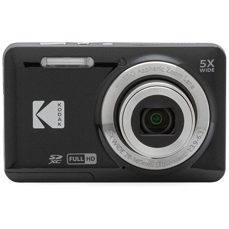 コダック コンパクトデジタルカメラ FZ55BK ブラック 1個（ご注文単位1個）【直送品】