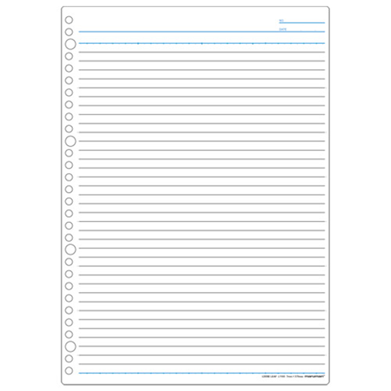 マルマン △ルーズリーフ L1100H A4 7mm罫 100枚 1個(ご注文単位1個)【直送品】