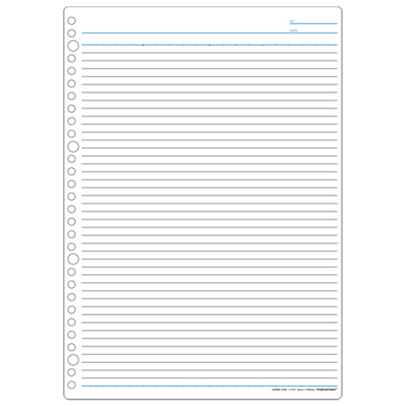 マルマン △ルーズリーフ L1101H A4 6mm罫 100枚 1個(ご注文単位1個)【直送品】