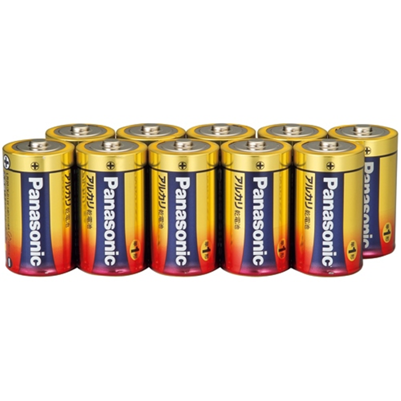 Panasonic アルカリ乾電池 単1 10本 LR20XJN/10S  1個（ご注文単位1個）【直送品】