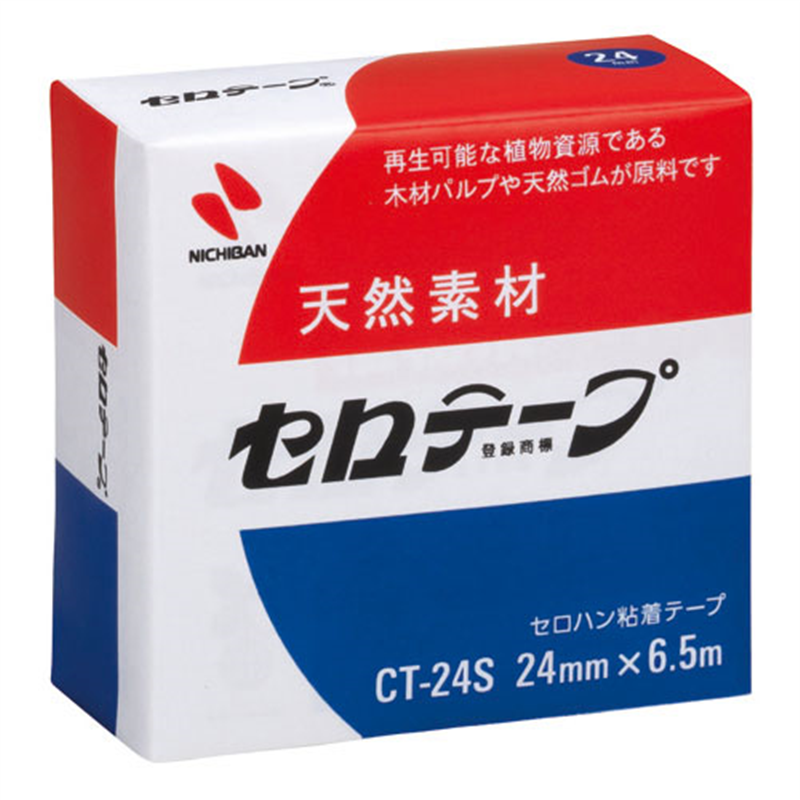 ニチバン セロテープ CT-24S 24mm×6.5m 1個(ご注文単位1個)【直送品】