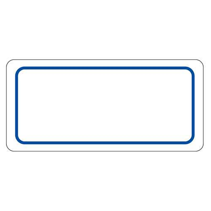 ニチバン マイタックラミネートラベル ML-211B 青枠 1個(ご注文単位1個)【直送品】