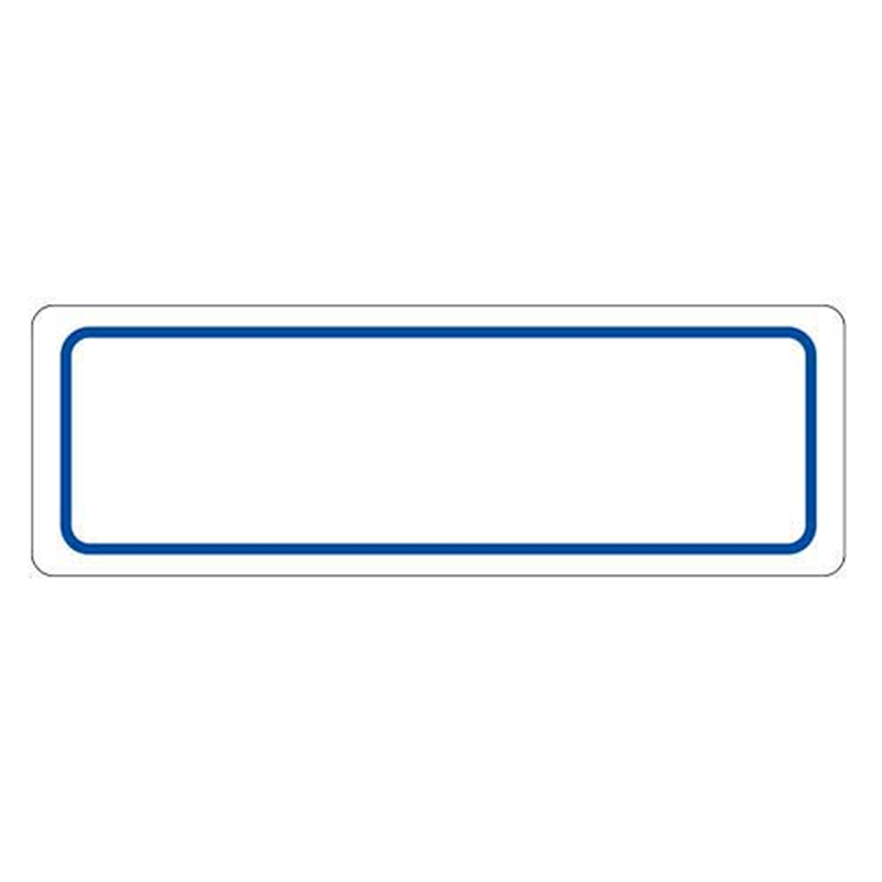 ニチバン マイタックラミネートラベル ML-213B 青枠 1個(ご注文単位1個)【直送品】