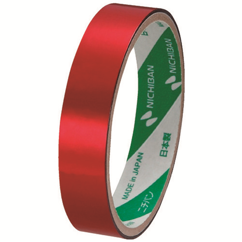 ニチバン マイラップテープ MY-18 18mm×8m 赤 1個(ご注文単位1個)【直送品】