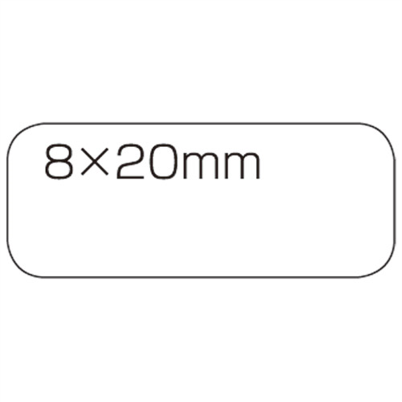 ニチバン マイタック ラベル リムカ ML-R6 白無地 1個(ご注文単位1個)【直送品】