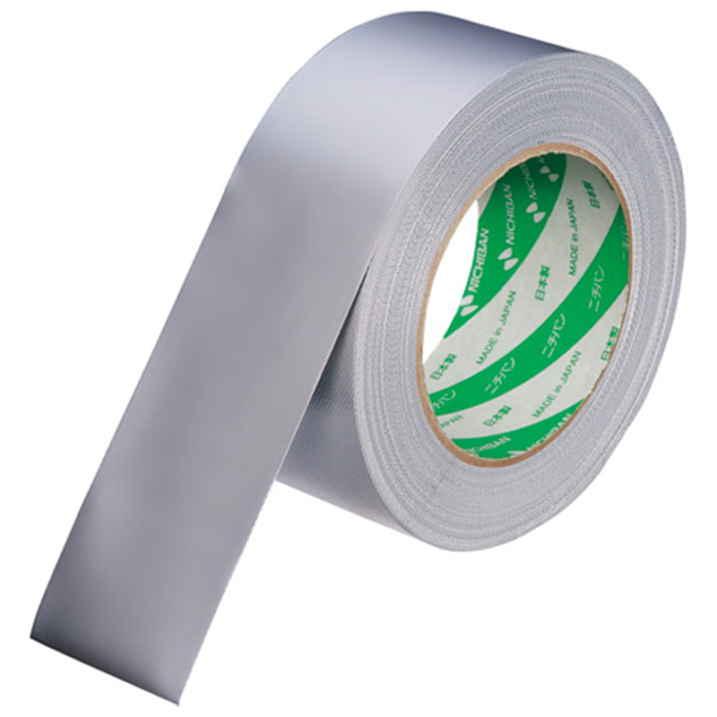 ニチバン カラー布テープ 102N-50 50mm×25m 銀  1個（ご注文単位1個）【直送品】