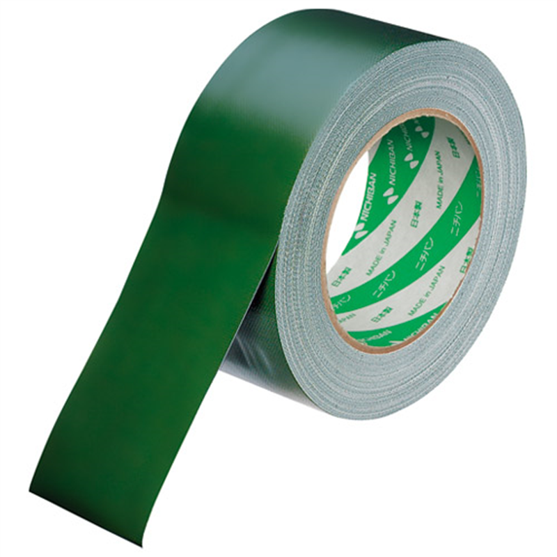 ニチバン カラー布テープ 102N-50 50mm×25m 緑  1個（ご注文単位1個）【直送品】