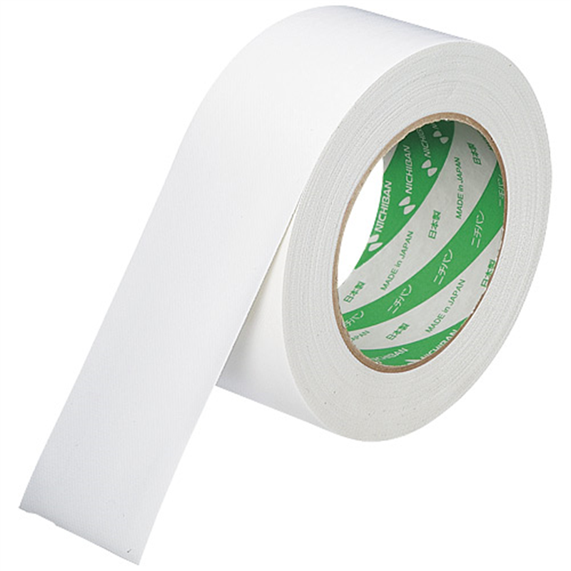 ニチバン カラー布テープ 102N-50 50mm×25m 白  1個（ご注文単位1個）【直送品】
