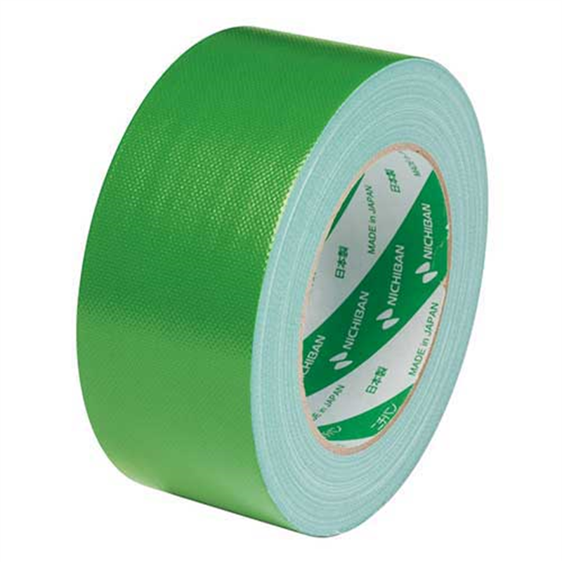 ニチバン カラー布テープ 102N-50 50mm×25mライト緑 1個（ご注文単位1個）【直送品】