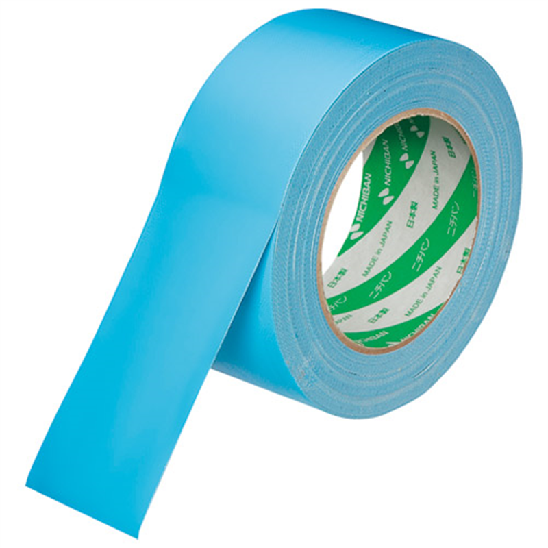 ニチバン カラー布テープ 102N-50 50mm×25mライト青 1個（ご注文単位1個）【直送品】