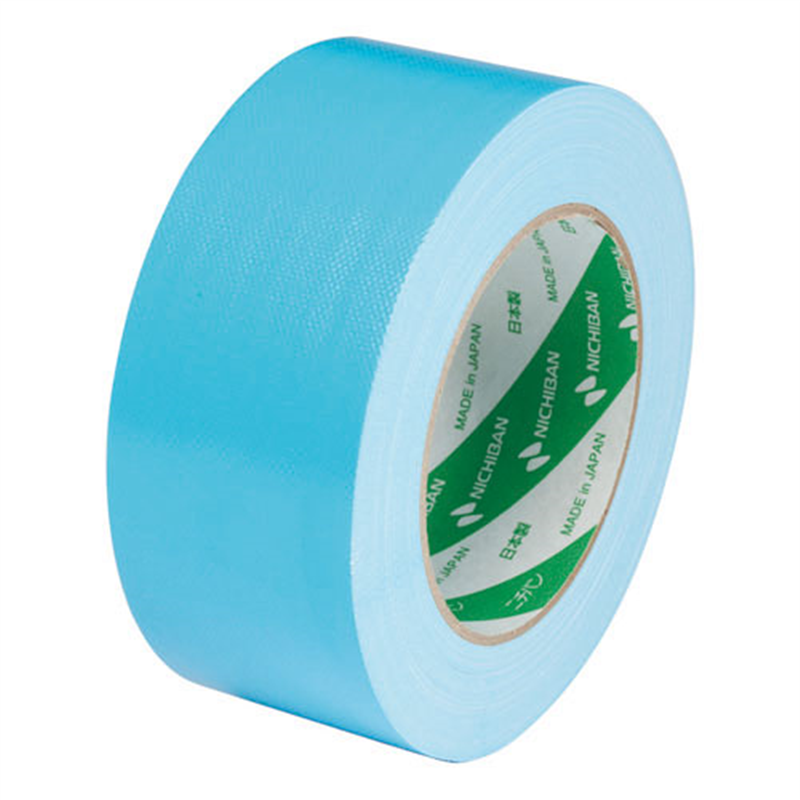 ニチバン カラー布テープ 102N-50 50mm×25mライト青 1個（ご注文単位1個）【直送品】