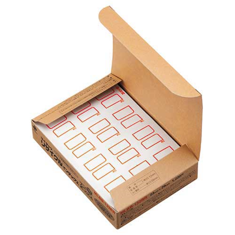 ニチバン リサイクルインデックス 中 MLBB-132RR 赤  1個（ご注文単位1個）【直送品】