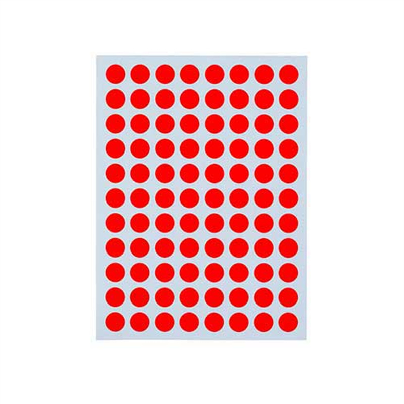 ニチバン マイタック カラーラベル ML-151N1 赤 8mm  1個（ご注文単位1個）【直送品】