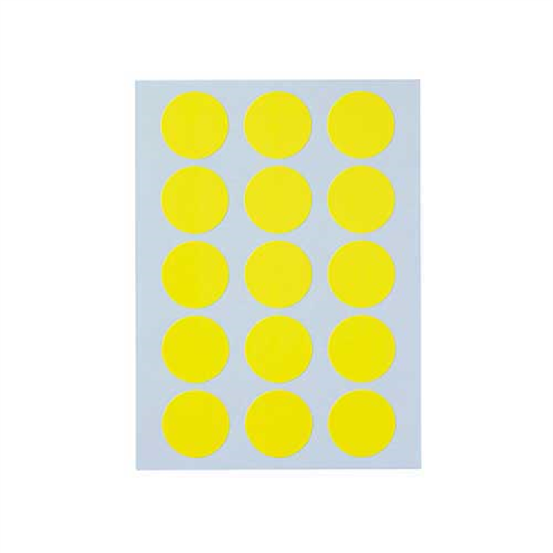 ニチバン マイタック カラーラベル ML-171N2 黄 20mm 1個（ご注文単位1個）【直送品】