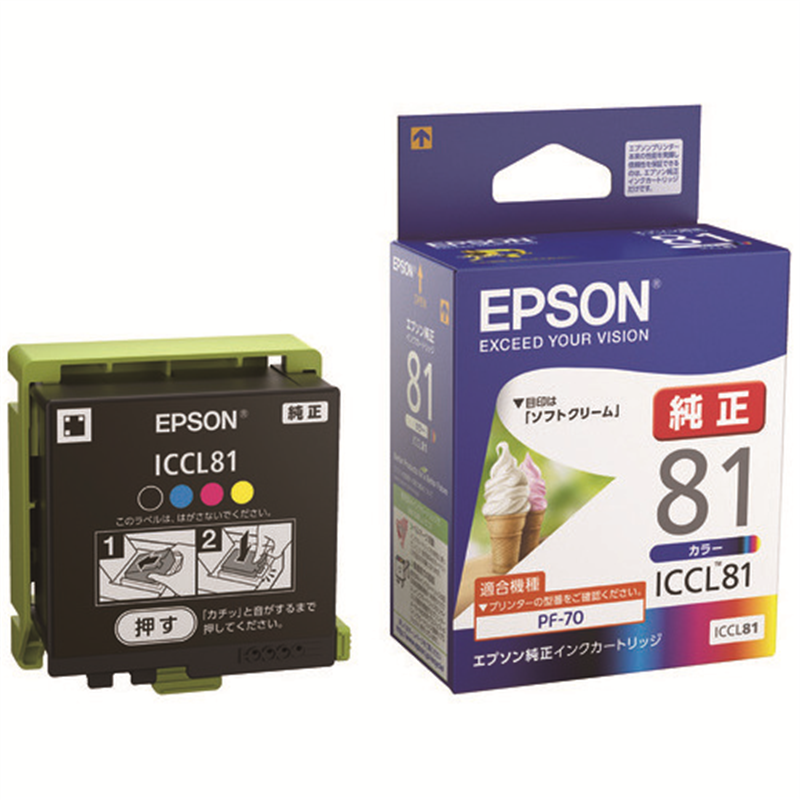 EPSON モバイルインク ICCL81 4色一体タイプ  1個（ご注文単位1個）【直送品】