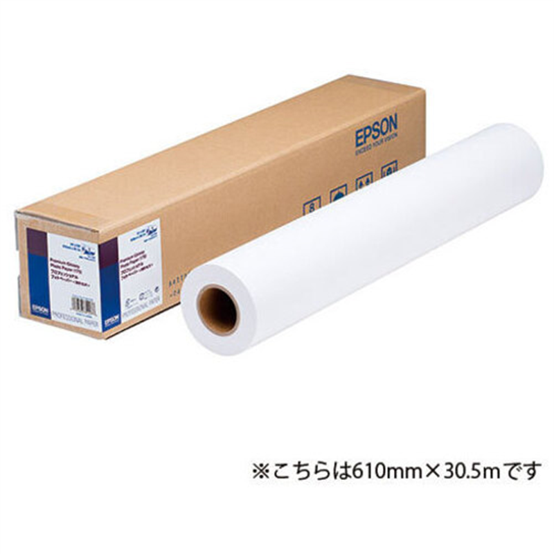 EPSON フォトペーパー薄手光沢 PXMCA0R12 841mm  1個（ご注文単位1個）【直送品】