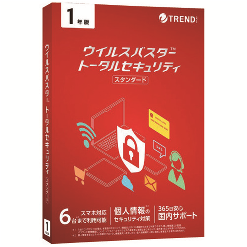 トレンドマイクロ ウイルスバスター1年TICEWWJGXSBUPN3700Z 1個(ご注文単位1個)【直送品】