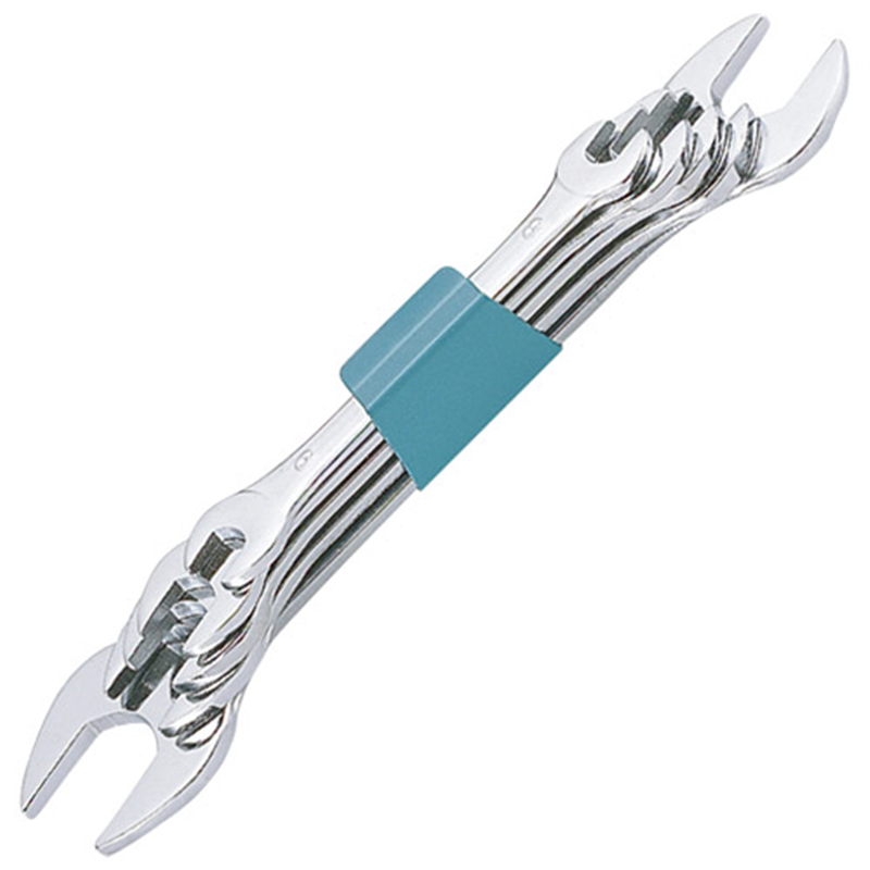 旭金属工業 極薄スパナセット5本組 SNT-0550  1個（ご注文単位1個）【直送品】