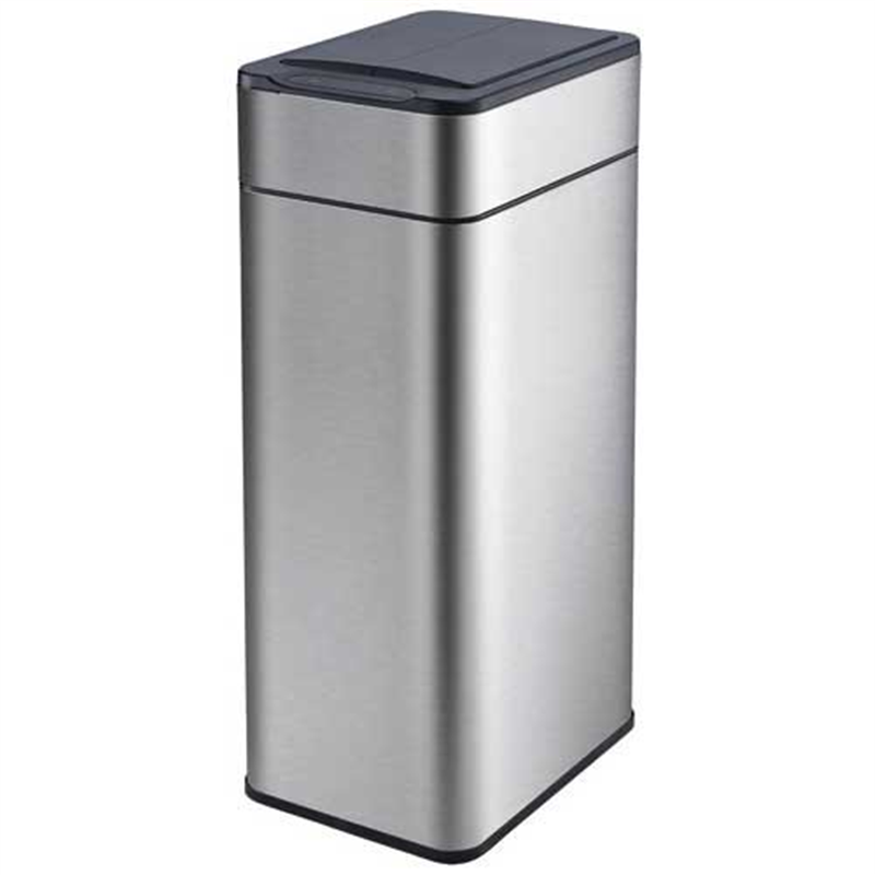 オーロラ センサー搭載全自動左右開閉式ゴミ箱 40L  1個（ご注文単位1個）【直送品】