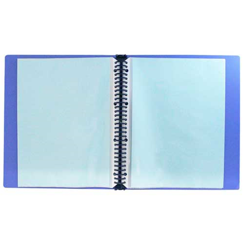 ビュートン リングクリヤーブック RCB-A4-30 A4S 青 1個(ご注文単位1個)【直送品】