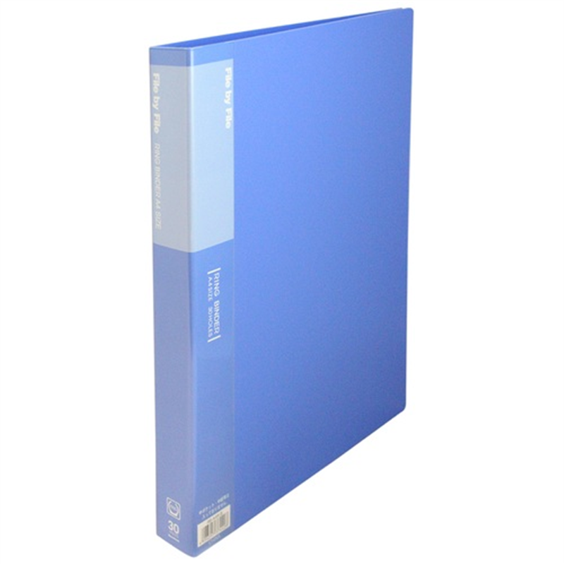 ビュートン リングバインダ RB-A4W-B 32mm 30穴 A4S 青 1個（ご注文単位1個）【直送品】