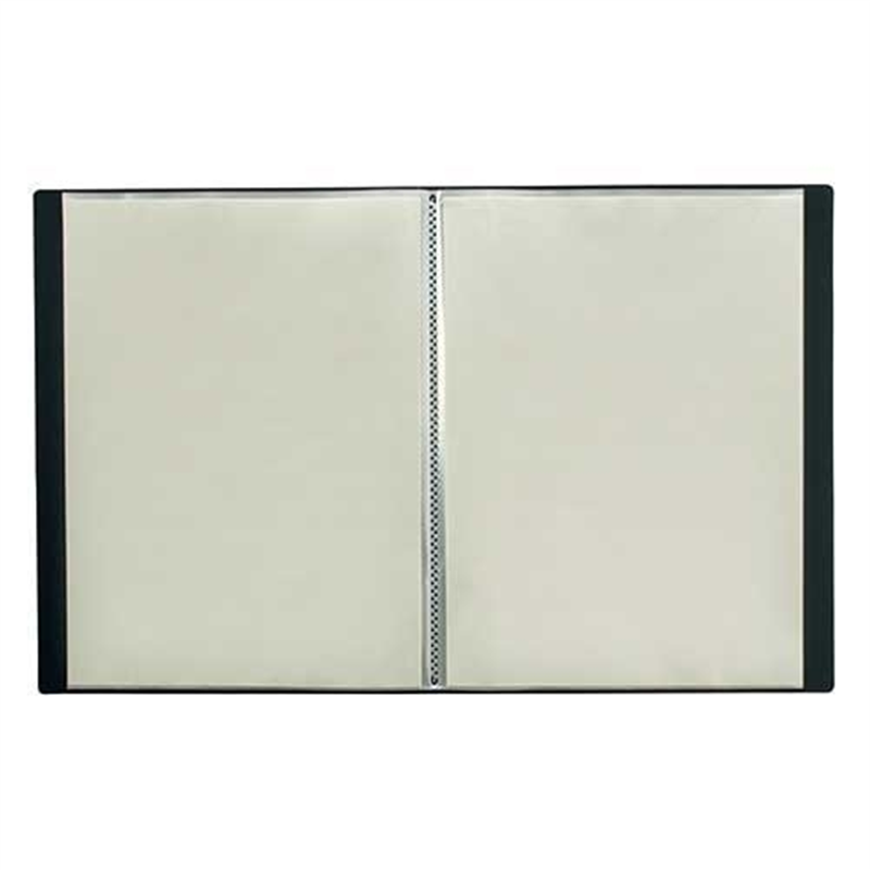 ビュートン クリヤーブック20P BCB-A4-20 A4S Dグレー  1個（ご注文単位1個）【直送品】