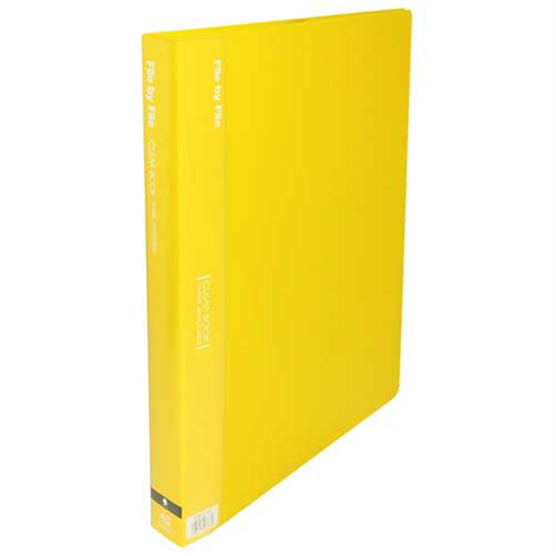 ビュートン クリヤーブック40P BCB-A4-40 A4S イエロー 1個(ご注文単位1個)【直送品】