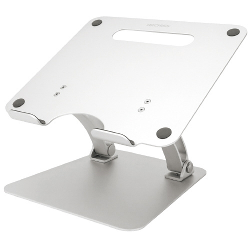 ARCHISS ノートPC用アルミスタンド 銀 AS-LUBM-SL  1個（ご注文単位1個）【直送品】