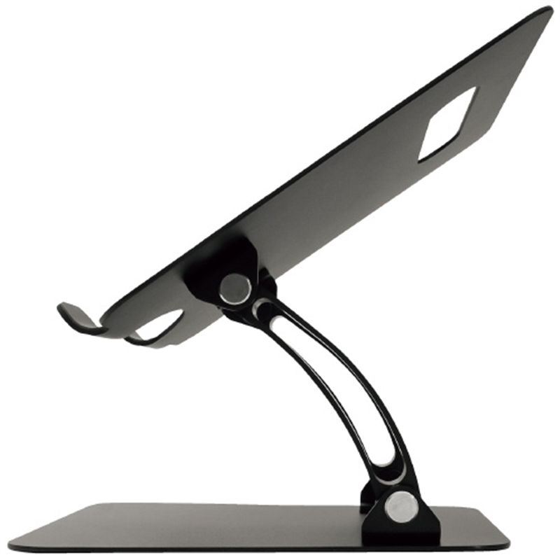 ARCHISS ノートPC用アルミスタンド 黒 AS-LUBM-BK 1個(ご注文単位1個)【直送品】