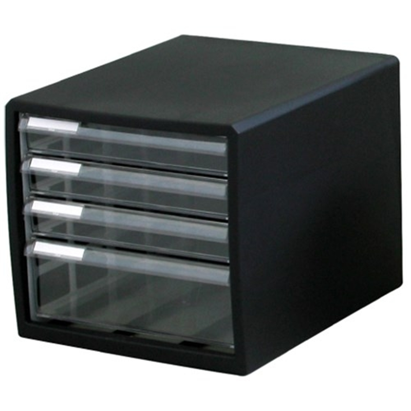 JEJ I.BEAM レターケースF4 浅3深1段 ブラック 1個(ご注文単位1個)【直送品】